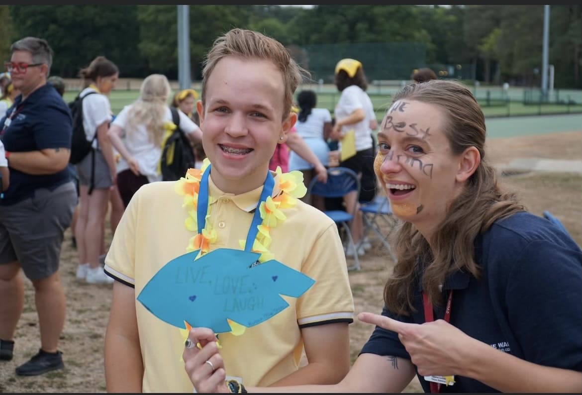 Len at camp