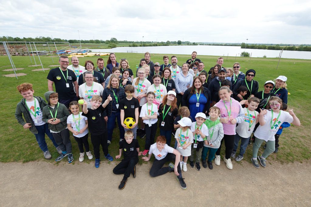 Group photo at Anthony Nolan family camp