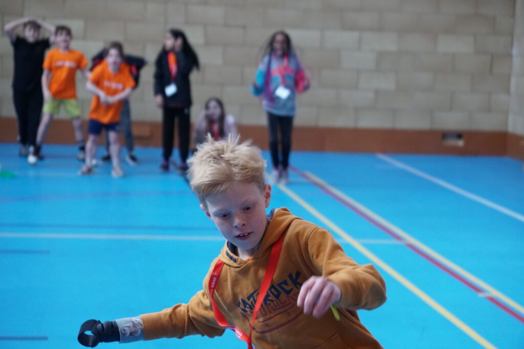 James activity at camp