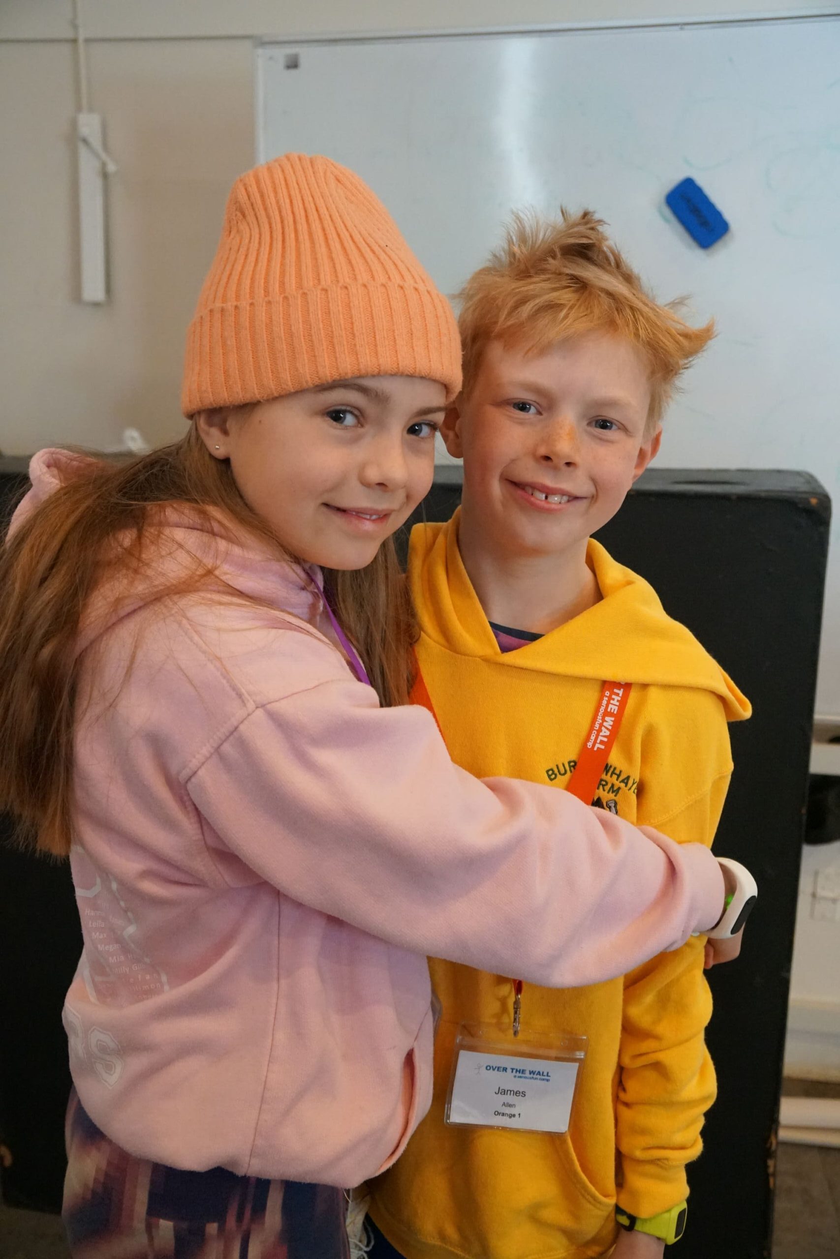James and Daisy siblings camp